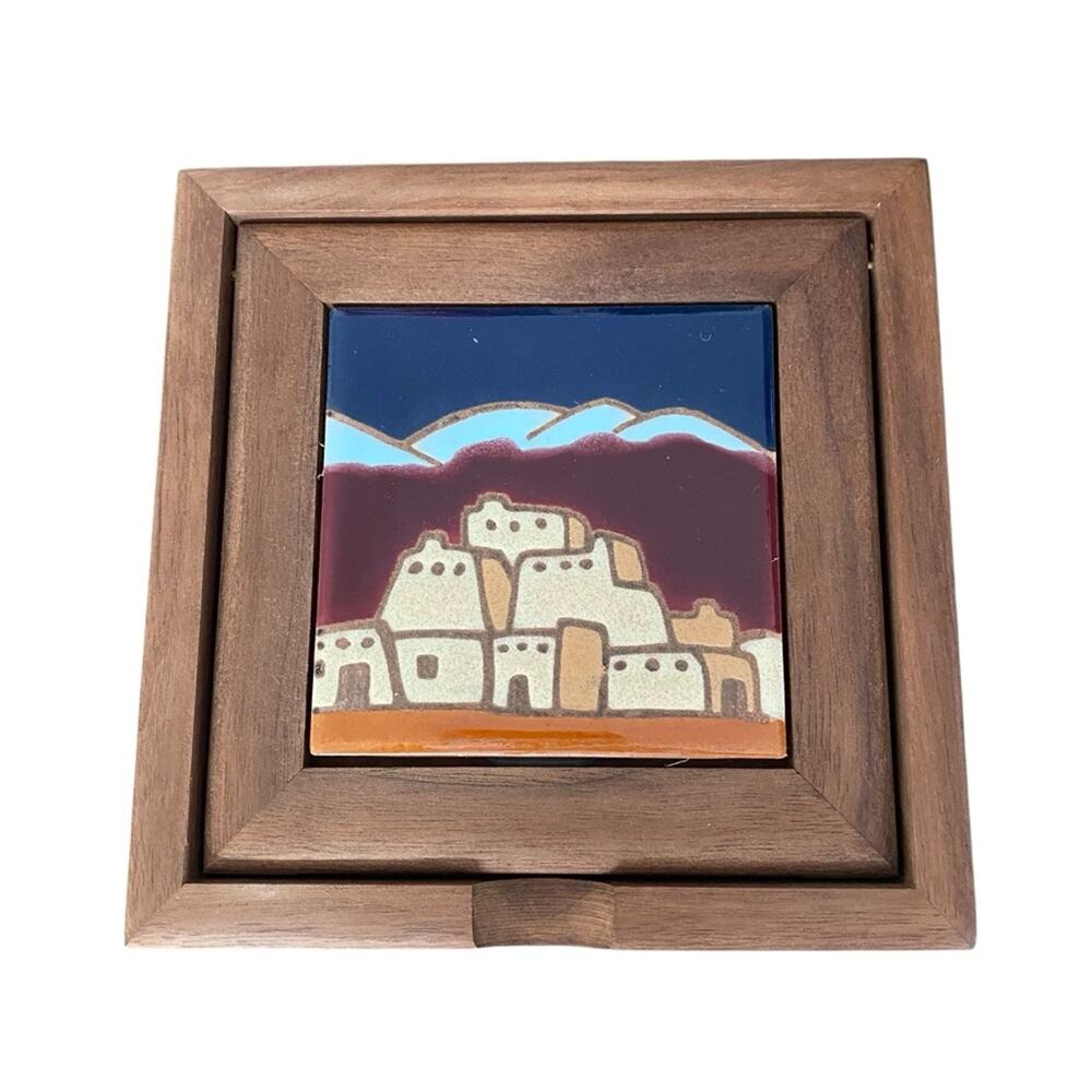 Boxes by Bruce Collectible Black Walnut Arius Tile Sante Fe New Mexico Box